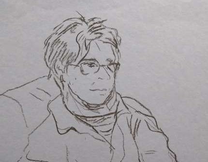 charcoal portrait drawing cropped