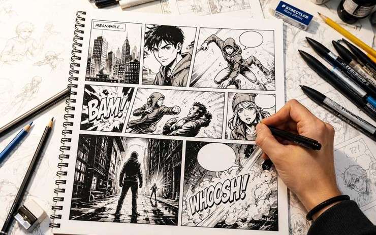 Comic Strip Art for Teenagers