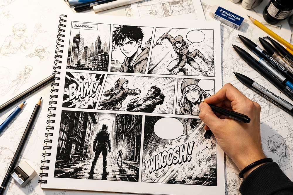 Comic Strip Art for Teenagers
