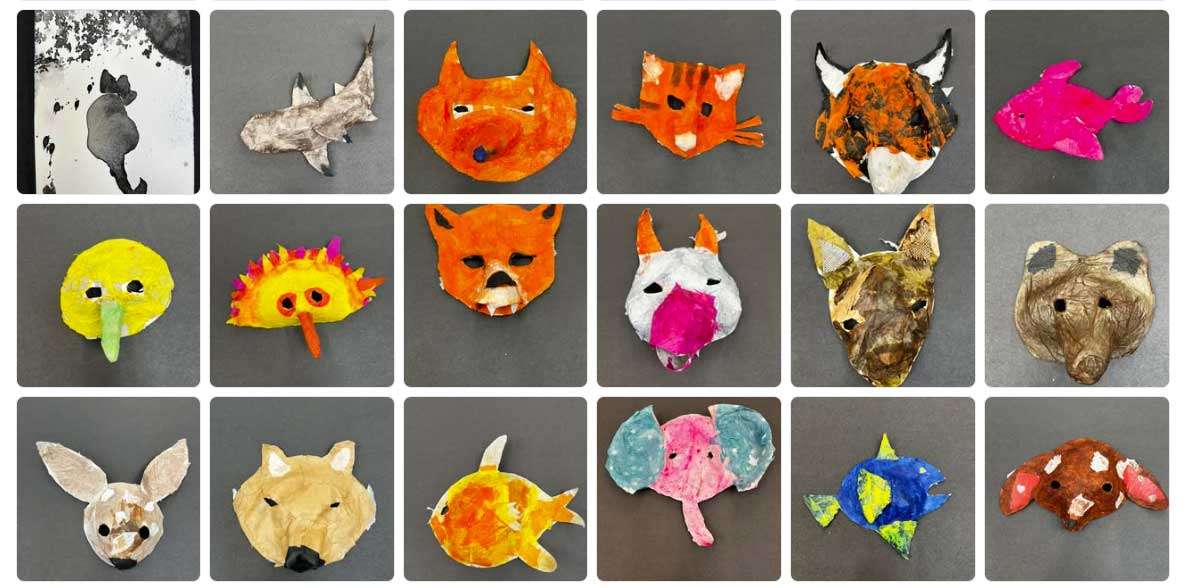 Artwork created by children aged 7–14